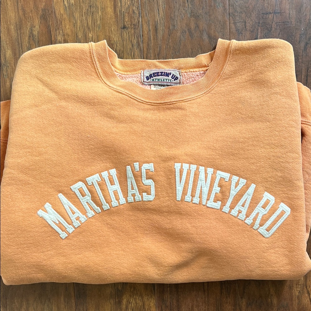 Vintage Peach Martha's Vineyard Sweatshirt